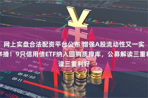 网上实盘合法配资平台公布 增强A股流动性又一实质举措！9只信用债ETF纳入回购质押库，公募解读三重利好